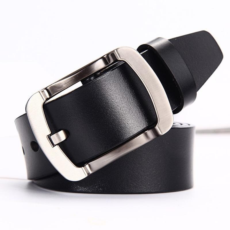 [DWTS]Cow leather belt men male genuine leather strap belts for men buckle fancy vintage jeans cintos masculinos ceinture homme