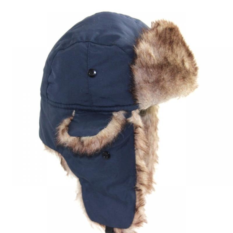 Old Man Earflap Hat Lei Feng Hat Camouflage Warm Winter Elderly Hat Cap Thick Flaps Ski Hat Colorful Fashion Unisex Warm Outdoor