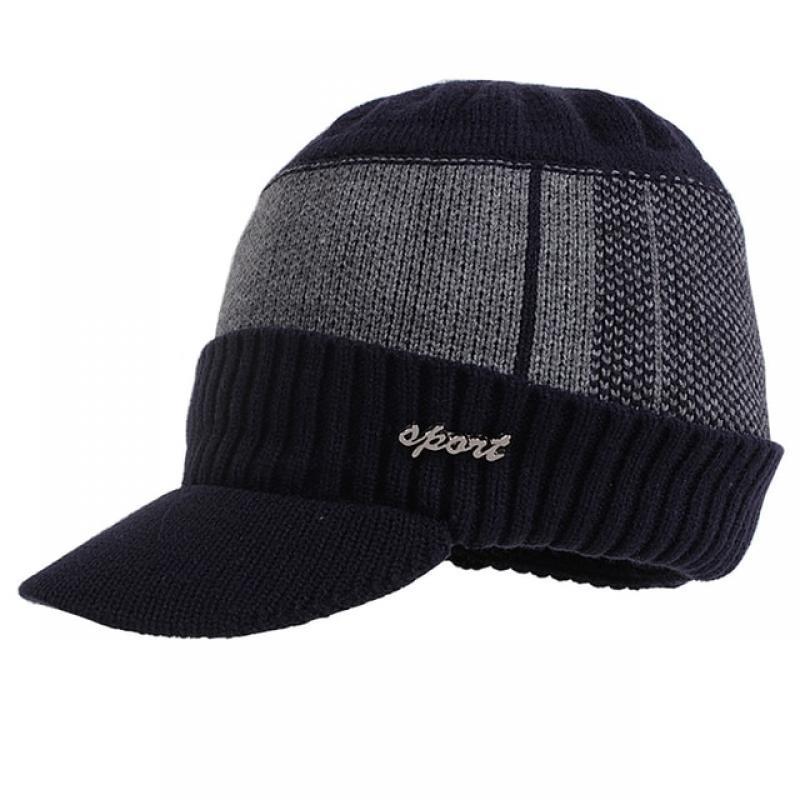 Winter Hats For Men Skullies Beanie Hat Winter Cap Men Women Wool Scarf Caps Set Balaclava Mask Gorras Bonnet Knitted Hat