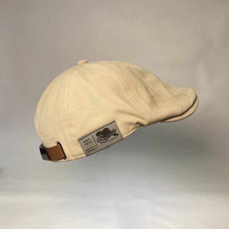 2022 New Wearing Style Men Hats Berets British Western Style Ivy Cap Classic Woman Vintage Cotton And Linen Beret