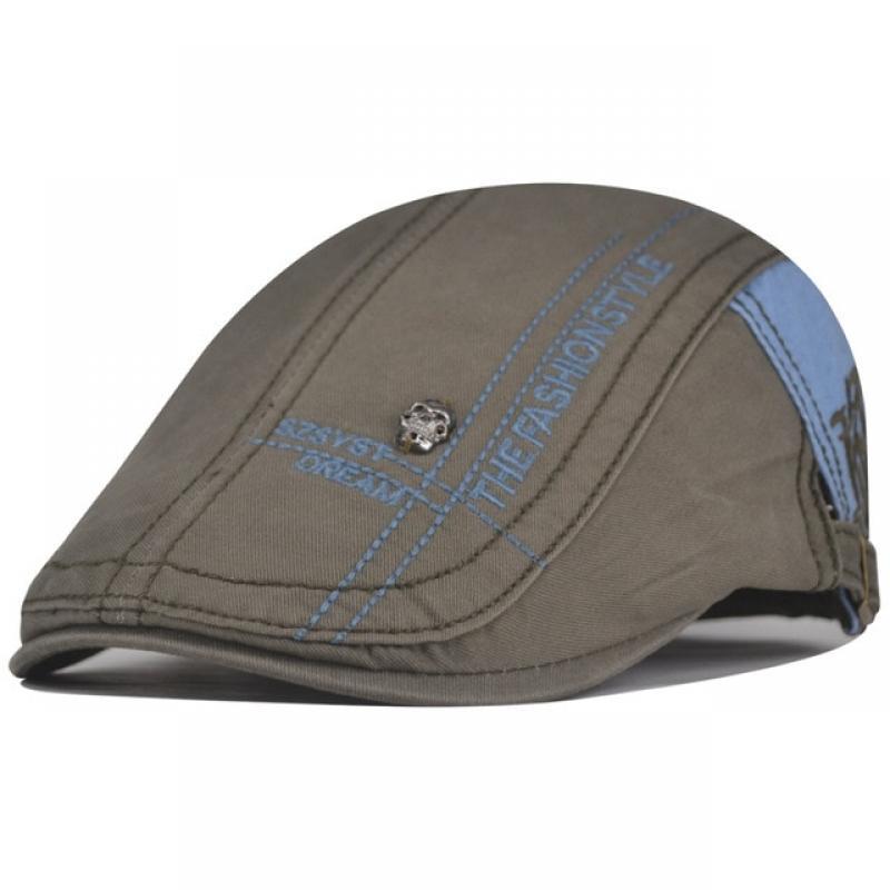 Fashion Letter Beret Hat Men Sun hat Golf Driving Cabbie Hat Newsboy Flat Ivy Summer Cap peaky blinder casquette cap