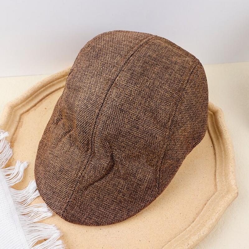 New Berets Hat Men Spring Autumn Winter Windproof Street Newsboy Beret Hat Retro England Gentleman Street Newspaper Cap Artist