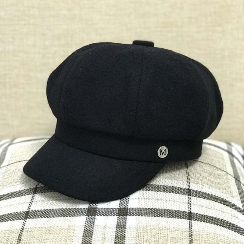 Small Head Woman Felt Beret Hat Winter Octagonal Cap Big Bone Man Plus Size Wool Newsboy Cap 54cm 56cm 57.5cm 59cm 62cm