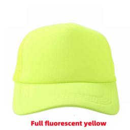Free Custom Brand LOGO Text Design Personality DIY Trucker Hat AD Baseball Cap Men Women Blank Mesh Adjustable Hat