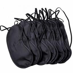 80Percent HOT SALES!!! 10Pcs Comfortable Sleep Eye Mask Shade Cover Blindfold Night Sleeping Travel Aid