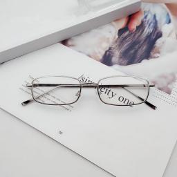 Danganronpa Peko Pekoyama Cosplay Glasses Rectangle Sunglasses Retro Metal Frame Female Glasses Anime Cosplay Props