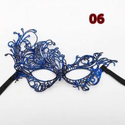 Unisex Bronzing Lace Face Masks Blindfold Porn Fetish Sexy Eye Mask Halloween Party Masquerade Cosplay Games Wedding Decoration