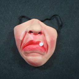 Latex Half Face Clown Mask Cosplay Props Humorous Elastic Band Horrible Scary Masks Adult Party Funny Halloween Decoration