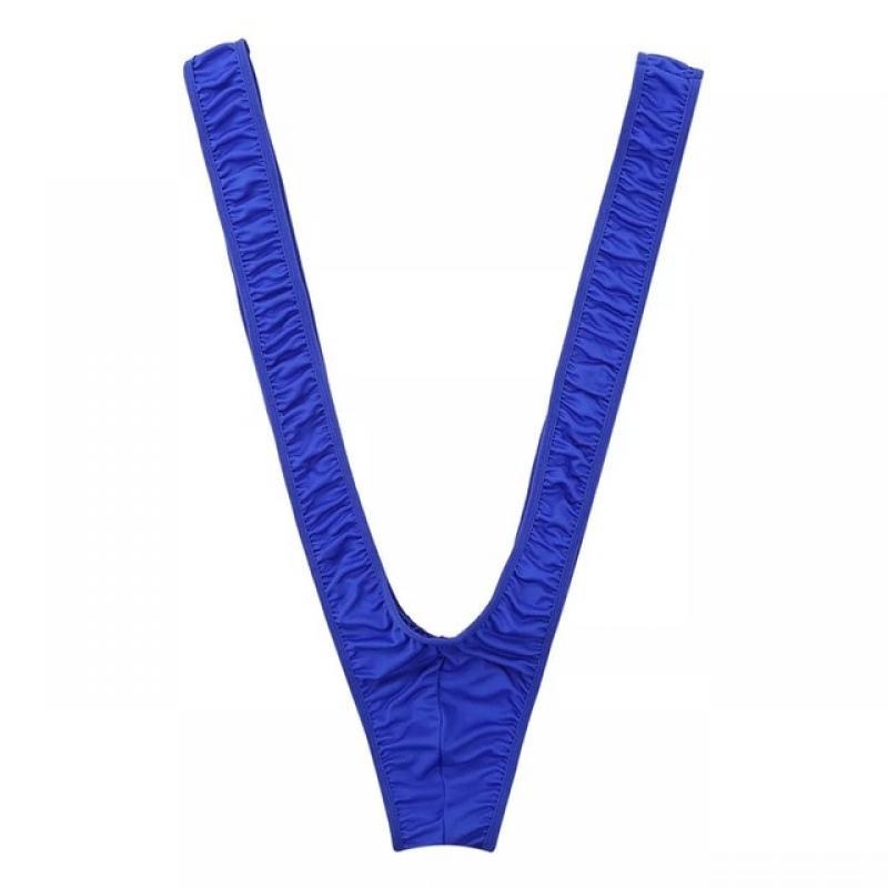 Sexy Panties Men's Erotic Lingerie Swimsuit Straps Borat Mankini One-Piece V Sling Stretch Singlet Bodysuit Underweat Stretch
