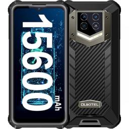 OUKITEL Rugged 5G Smartphone 15600mAh 8GB ,128GB Mobile Phone 6.52 Inch 48MP Camera Android 11 NFC Cell Phone