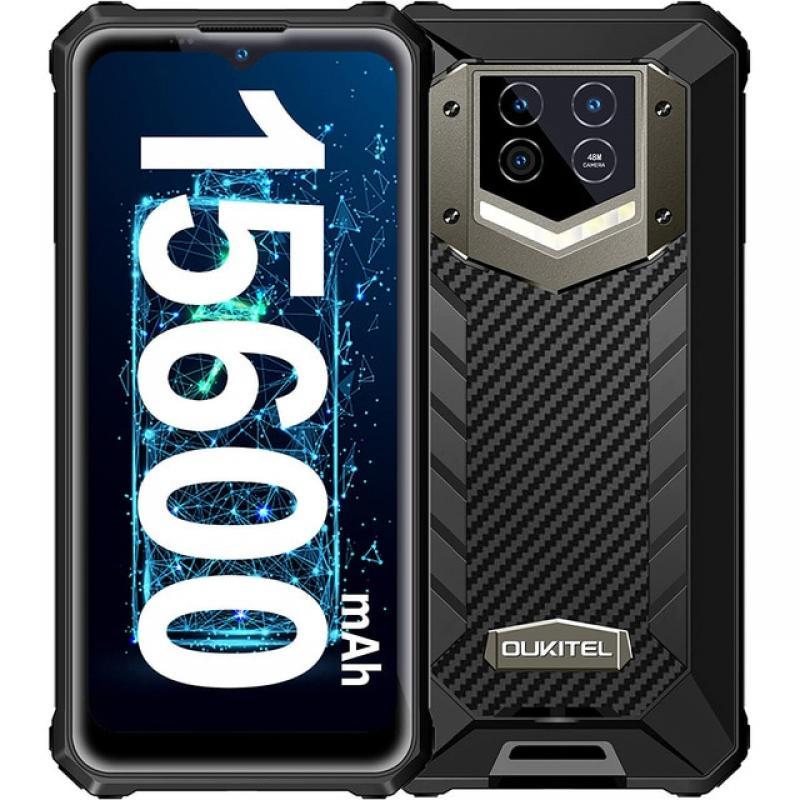 OUKITEL Rugged 5G Smartphone 15600mAh 8GB ,128GB Mobile Phone 6.52 Inch 48MP Camera Android 11 NFC Cell phone
