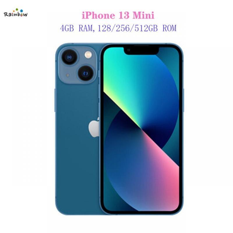 Original Apple iPhone 13 mini 128GB/256GB/512GB 5G LTEFace ID NFC IOS A15 Bionic Hexa Core 5.4'' Dual 12MP&12MP 4GB RAM