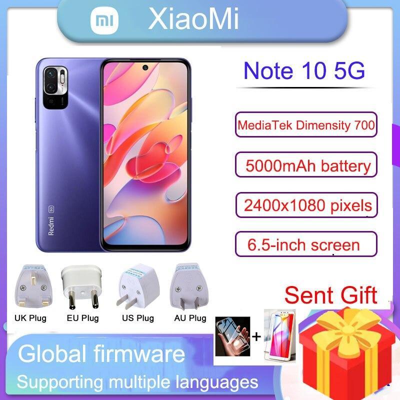 Xiaomi Redmi Note 10 SmartPhone  5G Global Version 4GB 64GB/128GB Dimensity 700 6.5" 90Hz Display 5000mAh 48MP Camera