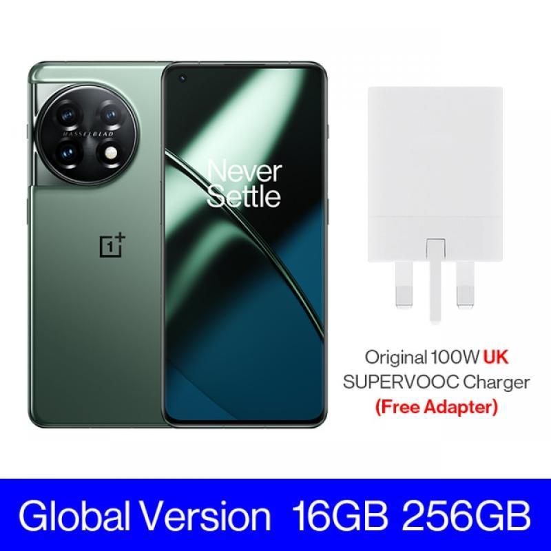 OnePlus 11 5G Global Version 16GB 256GB Smartphone Snapdragon 8 Gen 2 2K 120Hz AMOLED Display 100W Charge 5000mAh NFC Cellphone