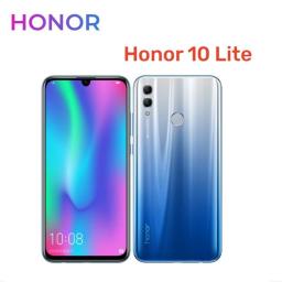 HUAWEI Honor 10 Lite Smartphone Android 6.21 Inch 24MP AI Selfie 4G Network Mobele Phones 4GB+64GB Global Original Google Play