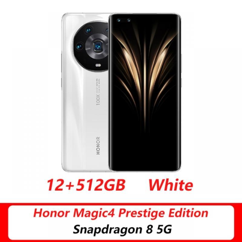 HONOR Magic 4 Prestige Edition MobilePhone 6.81'' 120Hz OLED Curved Screen Snapdragon 8 Gen 1 50MP Quad Cameras 3D Face unlock