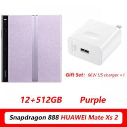 Original Huawei Mate Xs 2 4G Mobile Phone Snapdragon 888 7.8‘’ OLED 66W SuperCharge