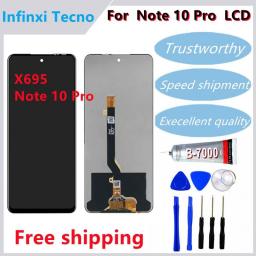 High Quality 6.95 ” For Infinix Note 10 Pro X695 / Note 10 Pro NFC X695C LCD Display Touch Screen Digitizer Assembly Repla
