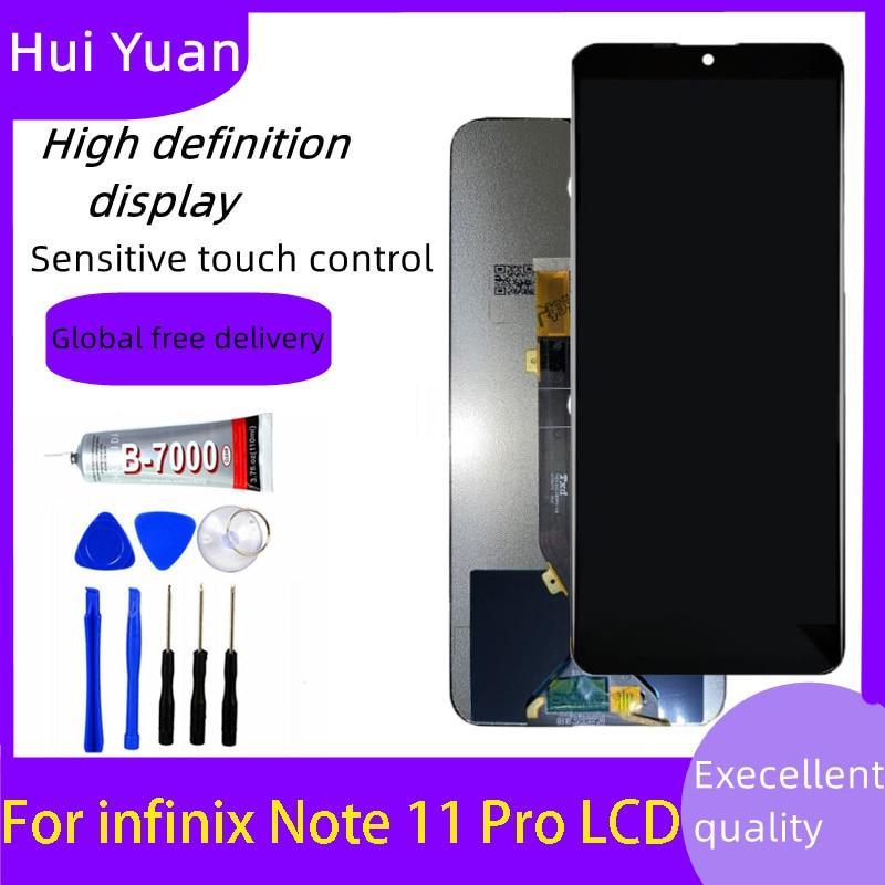 6.95" For Infinix Note 11 Pro X697 LCD Display Touch Screen Digitizer Assembly Repair Replacement Parts New Note11 Pro LCD