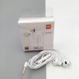 Global Version Xiaomi Dual Driver Earphones 3.5mm Plug Half In-Ear Wired Control Earphone For  MI 9 CC9 Poco F2 Pro Redmi Note 9