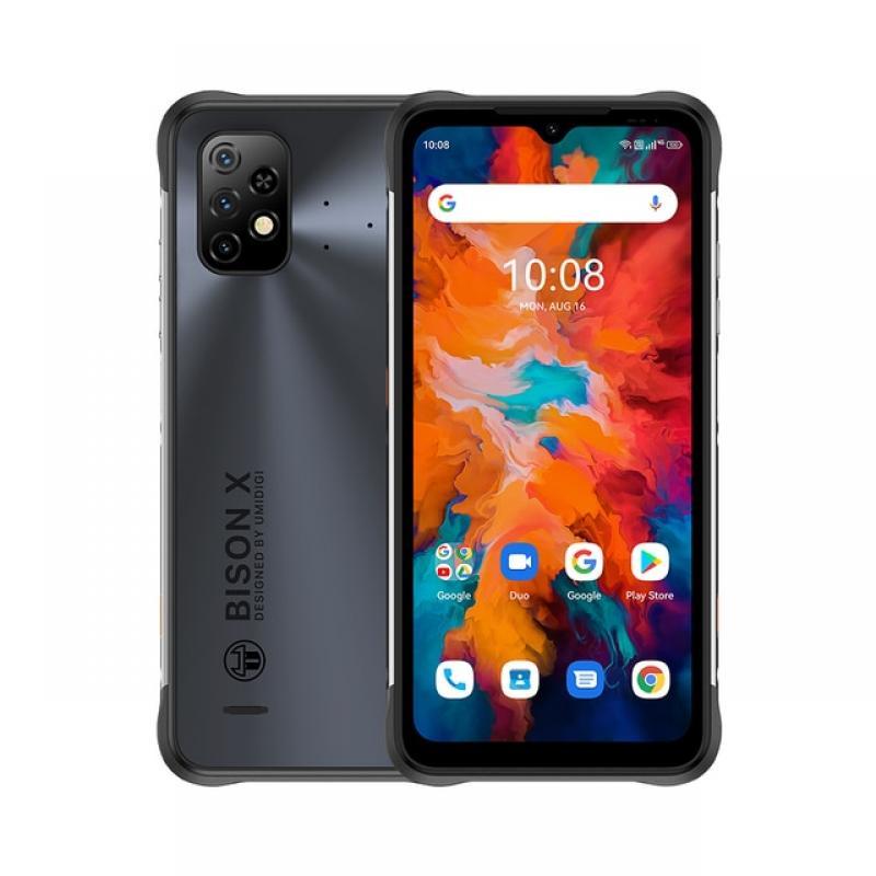 UMIDIGI BISON X10 20MP Camera 4GB 64GB 6150mAh Fingerprint ID 6.53" Android 11 P60 Octa Core OTG NFC PTT Global 4G Smartphone
