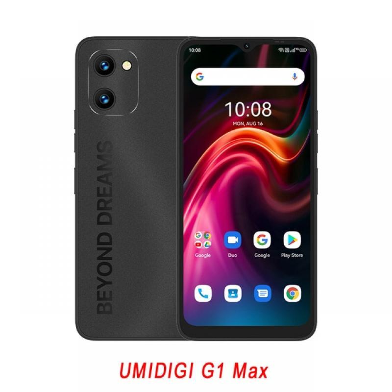 UMIDIGI G1 Max & C1 Max Global Version Smart Phone 4G LTE 6GB+128GB ROM 6.52 inch Android 12 Unisoc T610 Octa Core 1.8GHz 50MP