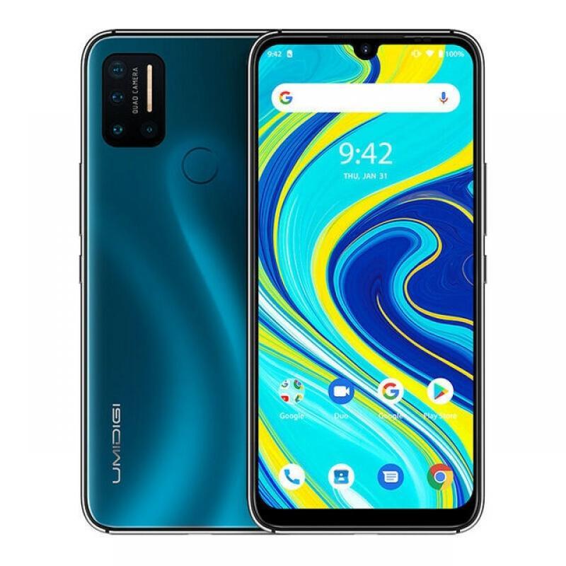 Global Version UMIDIGI A7 Pro SmartPhone 6.3" FHD+ Full Screen 4GB RAM 64GB ROM Helio P23 Octa Core Android 10.0 16.0MP NFC