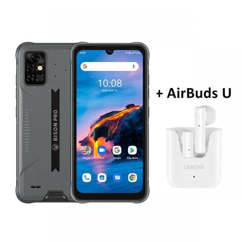 UMIDIGI BISON PRO Global Version Rugged Phone 128GB IP68 Helio G80 NFC 48MP Triple Camera 6.3"FHD+ 5000mAh Battery Smartphone