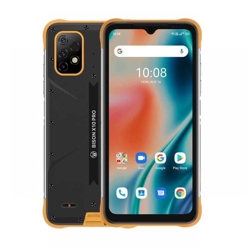 UMIDIGI BISON X10 PRO Rugged Smartphone NFC Global Version 6.53" IP68 4GB 128GB Helio P60 20MP Triple Camera 6150mAh Cellphone
