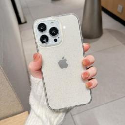 Luxury Bling Glitter Clear Case For IPhone 14 13 12 11 Pro Max X XR XS 7 8 Plus SE 2022 Transprent Soft Acrylic Shockproof Cover