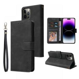 ZZXX Leather Wallet Phone Case For IPhone 14 13 12 11 Pro Max XS Max XR X SE2022 8/7//6/6S Plus Flip Card Slot Phone Case Cover