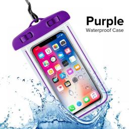Swimming Bags Waterproof Phone Case Water Proof Bag Mobile Phone Pouch PV Cover For IPhone 12 Pro Xs Max XR X 8 7 Galaxy S10