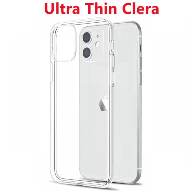 Silicone Soft TPU Phone Case for IPhone 13 12 Pro Max Mini 7 8 Plus Ultra-thin Back Cover Case for IPhone 11 14 Pro XS Max XR X