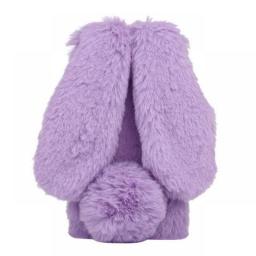 Slefinslef Bling Fluffy Rabbit Fur Cute Silicone Bunny Plush Phone Case For Huawei Mate 20 P20 P30 Lite Pro Furry Cover Coque On