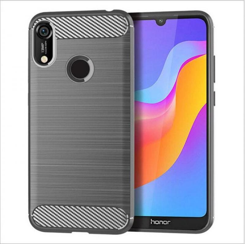 For Huawei Honor 8A Case Carbon fiber Cover Shockproof Phone Case On ForFor Huawei Honor 8A Pro Cover Full Protection Bumper