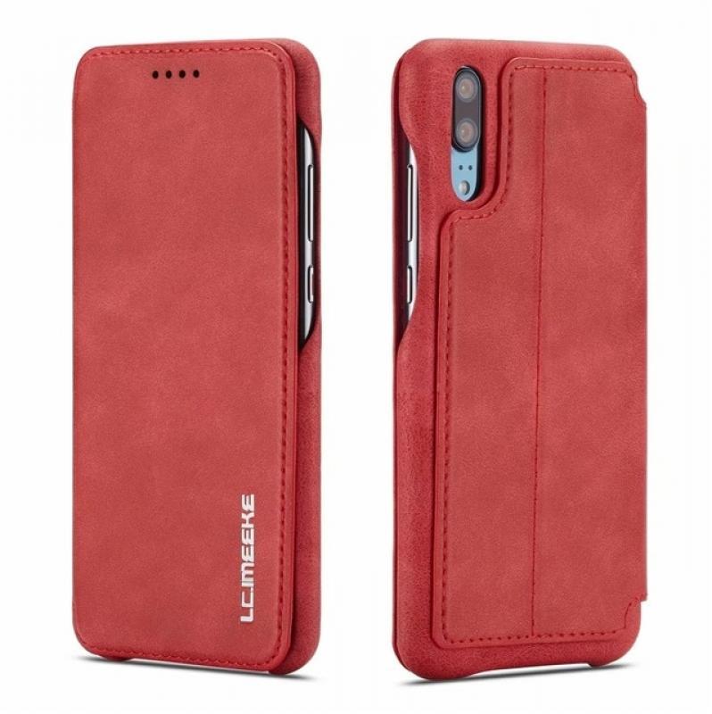 Luxury Leather Flip Cover Case for Huawei P20 P30 P40 Pro Lite Thin Slim with Card Slot