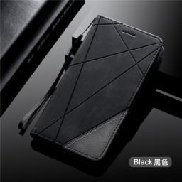 Huawei P Smart Case Leather Flip Case On For Fundas Huawei P Smart FIG-LX1 FIG-LA1 Phone Cover Retro Magnetic Wallet Cover Etui