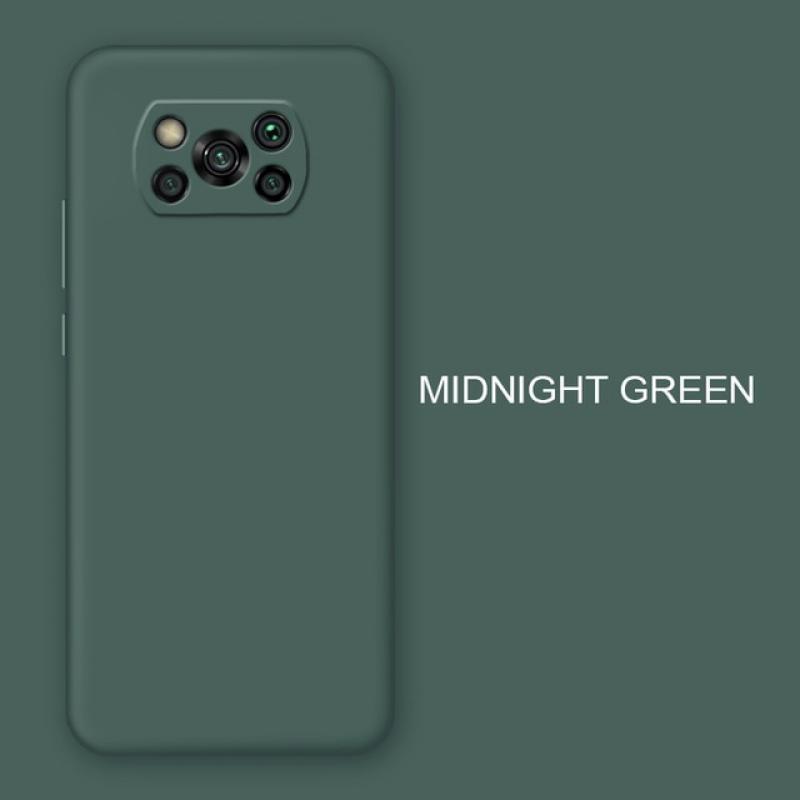 New Full Cover Liquid Silicone Phone Case For Xiaomi Poco X3 Nfc M2 F2 Pro X2 global Original Soft Protective Back Covers Cases