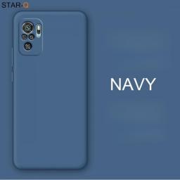 New Liquid Silicone Phone Case For Xiaomi Redmi Note 10 Pro Max 10s Original Camera Protective Soft Back Covers On Redmi Note10