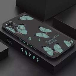 Retro Butterfly Flowers Phone Case For Xiaomi Redmi Note 12 11 11S 10 10S 9S 9 Pro Plus Max 10C 4G 5G Soft Silicone Back Cover