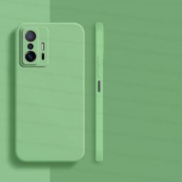 For Xiaomi 11T Pro Case Xiaomi 11T Pro Cover Shockproof Liquid Silicon TPU Phone Back Cover Xiaomi 11T 12T 12X 12 13 Lite 13 Pro