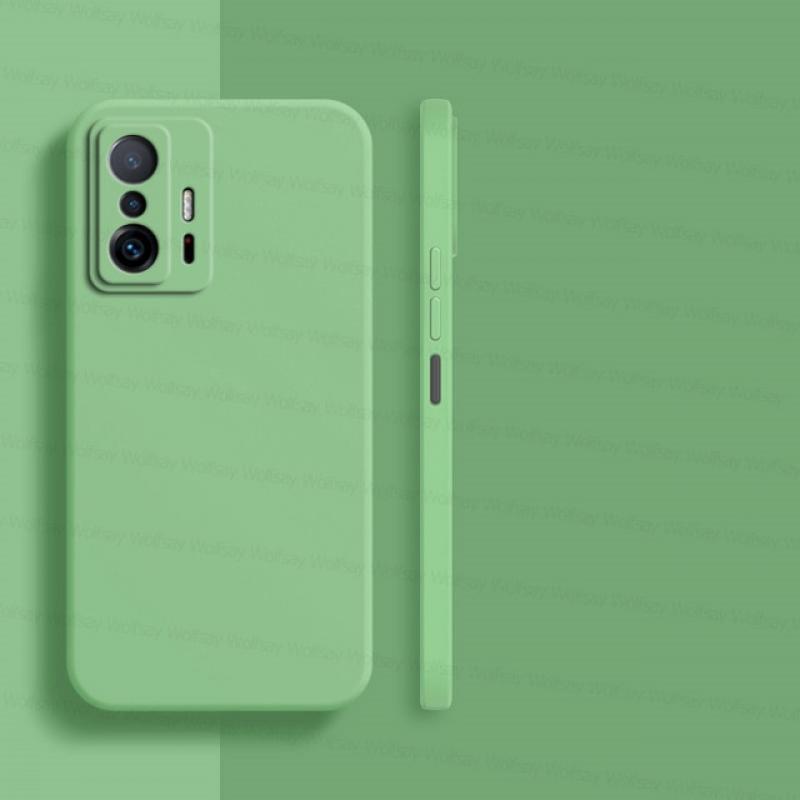 For Xiaomi 11T Pro Case Xiaomi 11T Pro Cover Shockproof Liquid Silicon TPU Phone Back Cover Xiaomi 11T 12T 12X 12 13 Lite 13 Pro