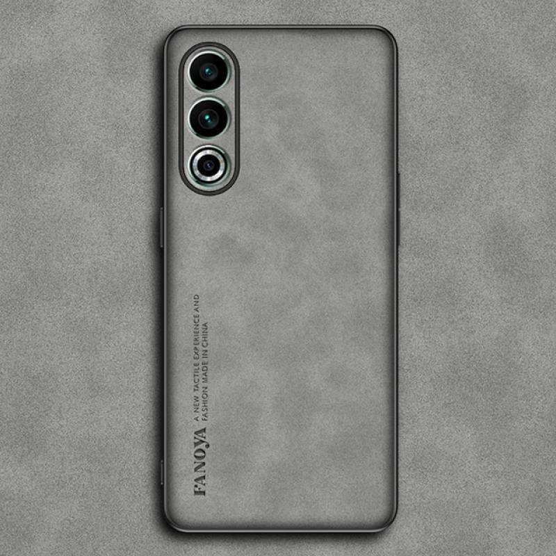 Matte Case for Meizu 20 5G PU Leather Shockproof Lens Protection Hard Cover for Meizu 20 Pro