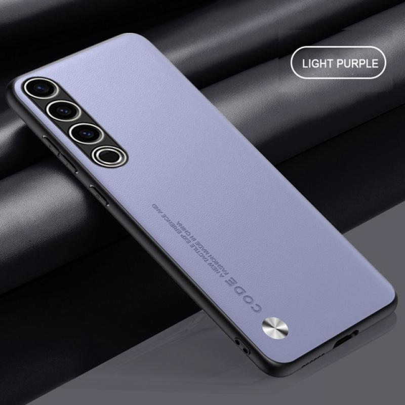 For Meizu 20 Pro Plain Skin Leather Case Cover Meizu 20 Cellphone Suitcase Meizu18 18 Pro Skin Soft Frame Camera Protect Fundas