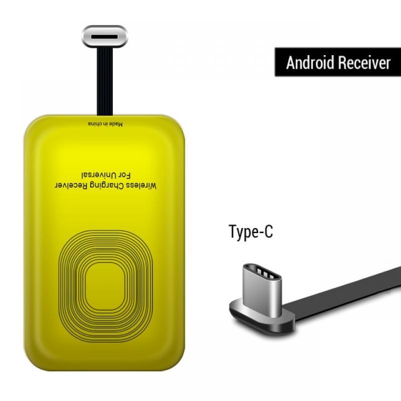 5W Wireless Charging Receiver For Type C Universal Fast Wireless Charger For Samsung Huawei Xiaomi