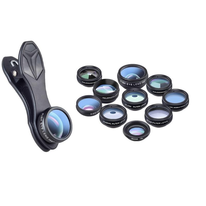 Phone Lens Kit Very Wide Angle Super Macro Lens Camera Lens for Cell Phones