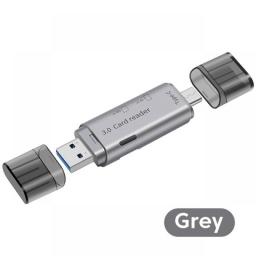 OLAF USB3.0 Card Reders Type C Adapter TF SD Memory Card Reader  FOR Macbook PC Phone  4 In 1 OTG Card Reader TF Camera SD Card