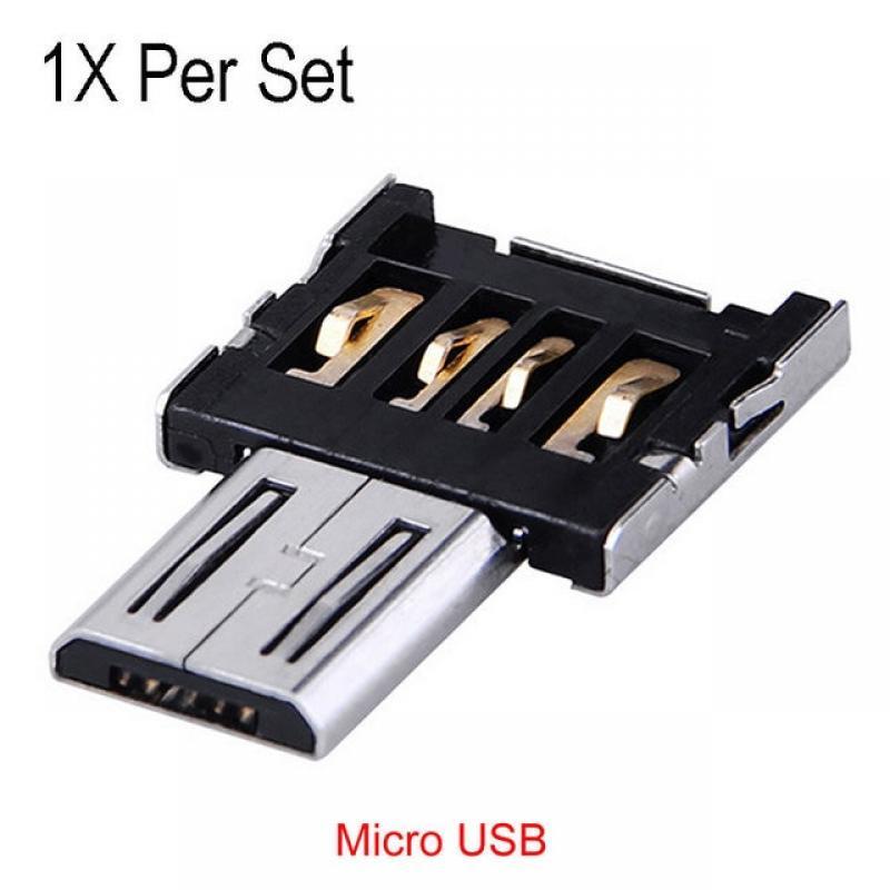 OTG Micro USB Type C Adapter USB-C Male to USB 2.0 Female Data Connector for Macbook Samsung Xiaomi Huawei Android Phone