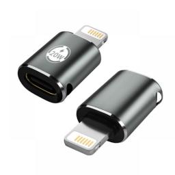 1PD20W USB Type-C Fast Charging Adapter For IPhone 11 USB C Female To Lighting Male Straight Head Elbow Converter Adapter​