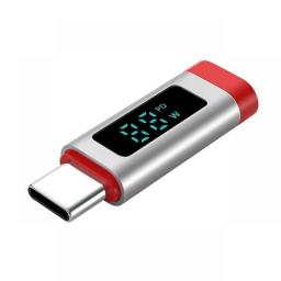 5A Super Fast Charging Typec To Typec Intelligent Digital Charging Type-C Monitoring Screen Display Connector Converter Spe W1F8